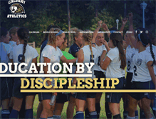 Tablet Screenshot of calvaryathletics.com